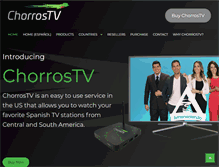 Tablet Screenshot of chorrostv.com